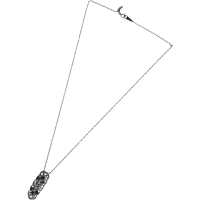 アレキサンドライト 0.38ct ダイヤモンド 0.29ct ネックレス K18WGホワイトゴールド 18金 4.6g 45cm レディース【中古】【真子質店】【NN】【SIMo】