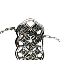 アレキサンドライト 0.38ct ダイヤモンド 0.29ct ネックレス K18WGホワイトゴールド 18金 4.6g 45cm レディース【中古】【真子質店】【NN】【SIMo】