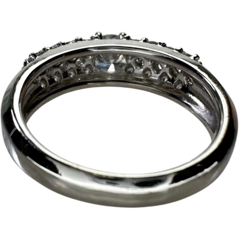 11号 ダイヤモンド（推定I-SI1程度） 0.341ct ダイヤモンド 0.68ct リング・指輪 Pt900プラチナ 6.9g レディース【中古】【真子質店】【NN】【MiTMo】