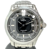 【OMEGA/オメガ】 シーマスター 120 2511.50  腕時計 ステンレススチール クオーツ 黒文字盤 ボーイズ【中古】【真子質店】【GD】【KMaK】