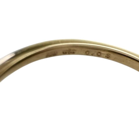 9号【ete/エテ】 ダイヤモンド 0.04ct リング・指輪 K18PGピンクゴールド 18金 1.0g レディース【中古】【真子質店】【NN】【IDMa】
