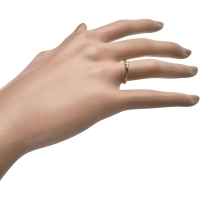 9号【ete/エテ】 ダイヤモンド 0.04ct リング・指輪 K18PGピンクゴールド 18金 1.0g レディース【中古】【真子質店】【NN】【IDMa】