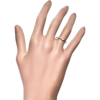 9号【ete/エテ】 1Pリング ダイヤモンド 0.03ct リング・指輪 K10ゴールド 10金 0.8g レディース【中古】【真子質店】【NN】【Mox】