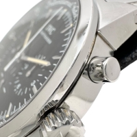 【IWC/インターナショナルウォッチカンパニー】 セミメカニカル クロノ IW372702 腕時計 ステンレススチール クオーツ 黒文字盤/シルバーバンド メンズ【中古】【真子質店】【GD】【TIDMo】