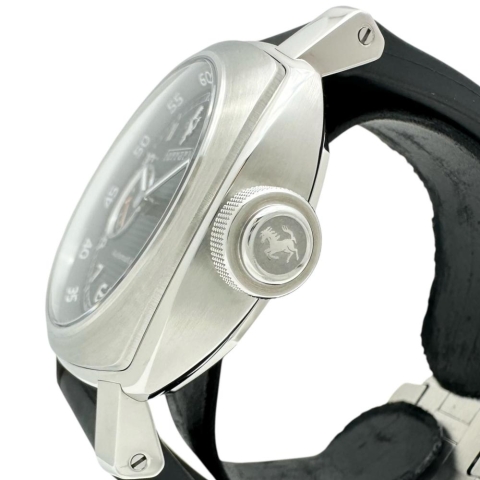 【PANERAI/パネライ】 フェラーリ グランツーリスモ FER00001 腕時計 ステンレススチール/ラバー 自動巻き/オートマ ブラック文字盤/黒ラバー メンズ【中古】【真子質店】【BL】【DITMo】