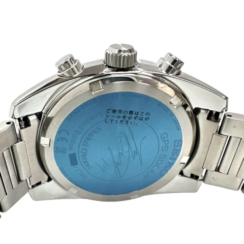 【SEIKO/セイコー】 アストロン 大谷翔平 2022年限定モデル SBXC115(5X53-0BT0) GPS 1700本限定　紺/ネイビー 腕時計 ステンレススチール ソーラー ブルー文字盤 メンズ【中古】【真子質店】【GD】【ITSMi】
