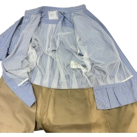 【Sacai/サカイ】 ドッキング オールインワン その他トップス コットン/ポリエステル ブルー/ベージュ レディース【中古】【真子質店】【GD】【TMox】