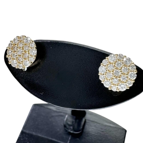 ダイヤモンド 計0.25×2ct ピアス K18ゴールド 18金 0.9g レディース【中古】【真子質店】【NN】【TMiY】