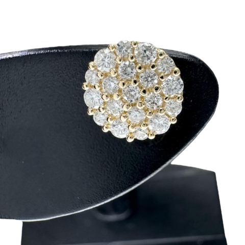 ダイヤモンド 計0.25×2ct ピアス K18ゴールド 18金 0.9g レディース【中古】【真子質店】【NN】【TMiY】