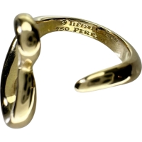 10号【TIFFANY&Co./ティファニー】 オープンハート エルサペレッティ リング・指輪 K18ゴールド 18金 7.9g レディース【中古】【真子質店】【GD】【IxMiS】