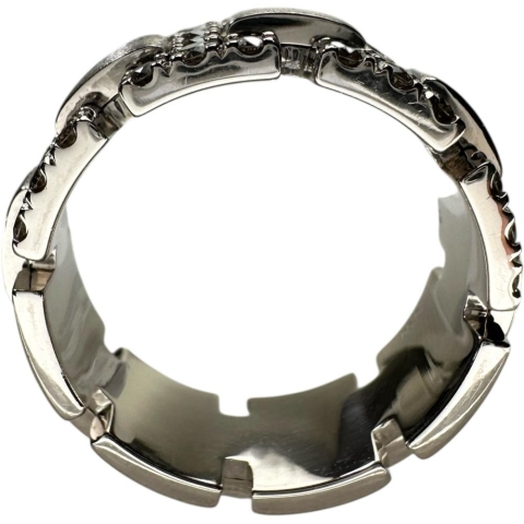 20号【KASHIKEY/カシケイ】 幅広リング メンズOK ダイヤモンド 0.90ct リング・指輪 K18ゴールド 18金/（ブラウンゴールド） 15.2g レディース【中古】【真子質店】【GD】【TxTD】