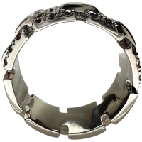 20号【KASHIKEY/カシケイ】 幅広リング メンズOK ダイヤモンド 0.90ct リング・指輪 K18ゴールド 18金/（ブラウンゴールド） 15.2g レディース【中古】【真子質店】【GD】【TxTD】