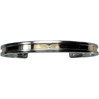 【BVLGARI/ブルガリ】 バングル ブレスレット B-ZERO1 ステンレススチール/K18ゴールド 18金 12.9g 15cm S レディース【中古】【真子質店】【GD】【IxxY】