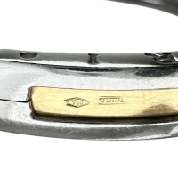 【BVLGARI/ブルガリ】 バングル ブレスレット B-ZERO1 ステンレススチール/K18ゴールド 18金 12.9g 15cm S レディース【中古】【真子質店】【GD】【IxxY】