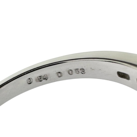 12.5号 サファイア 0.54ct ダイヤモンド 計0.53ct リング・指輪 Pt900プラチナ 6.4g レディース【中古】【真子質店】【NN】【MoSD】