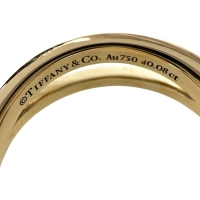 10号【TIFFANY&Co./ティファニー】 ダイヤモンド 0.08ct リング・指輪 アトラスXナロー K18PGピンクゴールド 18金 5.6g レディース【中古】【真子質店】【BL】【IMaTx】