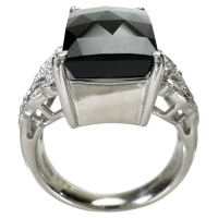 12号 ブルートルマリン（インディゴライト） 7.72ct ダイヤモンド 0.18ct リング・指輪 Pt900プラチナ 14.3g レディース【中古】【真子質店】【NN】【IKSMa】