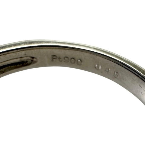 16号 グランディディエライト グランディディエライト 0.45ct ダイヤモンド 0.03ct リング・指輪 Pt900プラチナ 5.5g レディース【中古】【真子質店】【NN】【KKx】