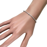 ダイヤモンド 計1.50ct ブレスレット K18WGホワイトゴールド 18金 5.0g 17.2cm レディース【中古】【真子質店】【NN】【IITT】