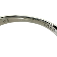 13号 バラモチーフ トルコ石/ターコイズ ダイヤモンド 0.15ct リング・指輪 K18WGホワイトゴールド 18金 5.2g レディース【中古】【真子質店】【NN】【YMiT】