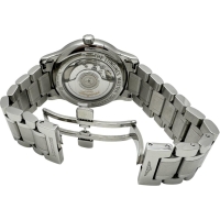 【LONGINES/ロンジン】 L2.708.4.51.6 マスターコレクション パワーリザーブ 保証書/ギャラ/箱付 腕時計 ステンレススチール 自動巻き/オートマ ブラック文字盤/シルバーバンド メンズ【中古】【真子質店】【GD】【IIxx】