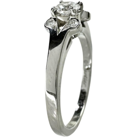 7号【CARTIER/カルティエ】 ダイヤモンド 0.20ct リング・指輪 バレリーナ ソリテールリング Pt950プラチナ 3.8g 47 レディース【中古】【真子質店】【BL】【YMox】