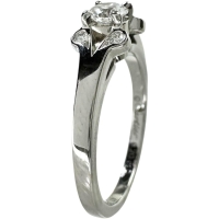 7号【CARTIER/カルティエ】 ダイヤモンド 0.20ct リング・指輪 バレリーナ ソリテールリング Pt950プラチナ 3.8g 47 レディース【中古】【真子質店】【BL】【YMox】