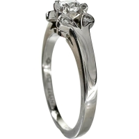 7号【CARTIER/カルティエ】 ダイヤモンド 0.20ct リング・指輪 バレリーナ ソリテールリング Pt950プラチナ 3.8g 47 レディース【中古】【真子質店】【BL】【YMox】