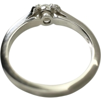 7号【CARTIER/カルティエ】 ダイヤモンド 0.20ct リング・指輪 バレリーナ ソリテールリング Pt950プラチナ 3.8g 47 レディース【中古】【真子質店】【BL】【YMox】
