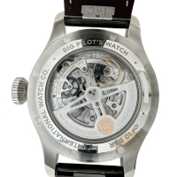 【IWC/インターナショナルウォッチカンパニー】 ビッグパイロットウォッチ43 IW329301 保証書/ギャラ/箱付き　裏スケルトン 腕時計 ステンレススチール/レザー 自動巻き/オートマ ブラック文字盤/ブラウンレザーベルト メンズ【中古】【真子質店】【BL】【YYII】