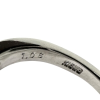 13.5号 ダイヤモンド 計1.08ct リング・指輪 K18WGホワイトゴールド 18金 6.1g レディース【中古】【真子質店】【NN】【IxMoY】