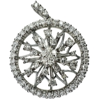 ダイヤモンド 1.05ct ペンダントトップ K18WGホワイトゴールド 18金 7.7g レディース【中古】【真子質店】【NN】【IIKK】