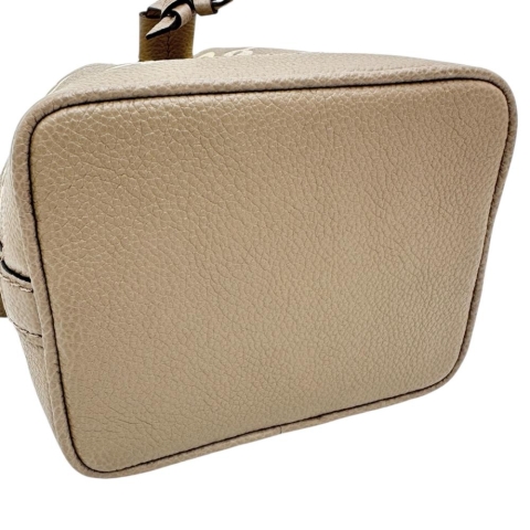 【LOUIS VUITTON/ルイ・ヴィトン】 ナノノエ モノグラムアンプラント M46291 ハンドバッグ レザー ベージュ レディース【中古】【真子質店】【BL】【TTxx】