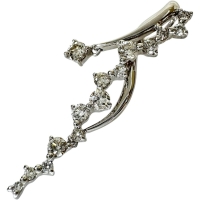 ダイヤモンド 0.54ct ペンダントトップ K18WGホワイトゴールド 18金 2.3g レディース【中古】【真子質店】【NN】【DIMi】