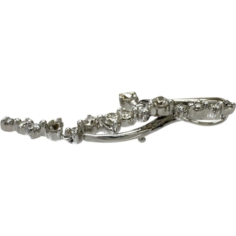 ダイヤモンド 0.54ct ペンダントトップ K18WGホワイトゴールド 18金 2.3g レディース【中古】【真子質店】【NN】【DIMi】