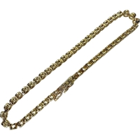 テニスブレスレット ダイヤモンド 1.00ct ブレスレット K18ゴールド 18金 11.2g 17.8cm レディース【中古】【真子質店】【NN】【IYSD】