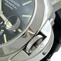 【PANERAI/パネライ】 ルミノール マリーナ パワーリザーブ PAM01090 腕時計 ステンレススチール/ラバー 自動巻き/オートマ S番(2016年) ブラック文字盤/ブラックラバーベルト メンズ【中古】【真子質店】【GD】【DTYMi】