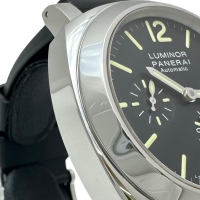 【PANERAI/パネライ】 ルミノール マリーナ パワーリザーブ PAM01090 腕時計 ステンレススチール/ラバー 自動巻き/オートマ S番(2016年) ブラック文字盤/ブラックラバーベルト メンズ【中古】【真子質店】【GD】【DTYMi】