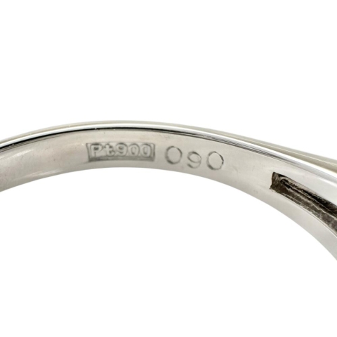 16号 エメラルド 0.90ct ダイヤモンド 0.53ct リング・指輪 Pt900プラチナ 4.8g レディース【中古】【真子質店】【NN】【IMoSMo】