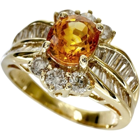 10号 ゴールデンサファイア（拡散処理なし） 1.06ct