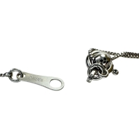 ルビー 0.919ct ダイヤモンド 0.12ct ネックレス K18WGホワイトゴールド 18金 2.2g 45cm レディース【中古】【真子質店】【NN】【MoTMi】
