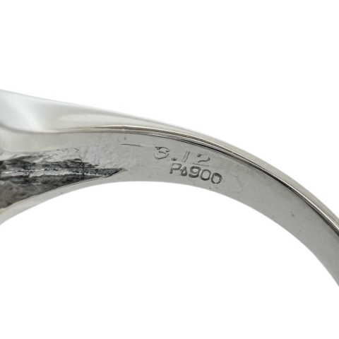 17号 エメラルド 3.12ct ダイヤモンド 計1.18ct リング・指輪 Pt900プラチナ 12.6g レディース【中古】【真子質店】【NN】【TTxx】