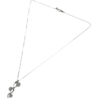 ダイヤモンド 0.834ct ネックレス K18WGホワイトゴールド 18金 5.2g 45.5cm レディース【中古】【真子質店】【NN】【Mixx】
