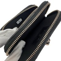 【CHANEL/シャネル】 マトラッセ フォンポーチ AP3739 ショルダーバッグ ラムスキン/レザー ブラック レディース【中古】【真子質店】【BL】【TMoMox】