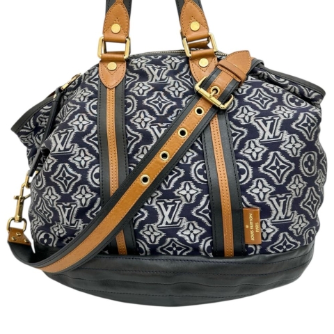 【LOUIS VUITTON/ルイ・ヴィトン】 アヴィエーター 2010年限定 M40383 2WAYショルダーバッグ ハンドバッグ キャンバス/レザー ネイビー/ブラック レディース【中古】【真子質店】【BL】【SDY】