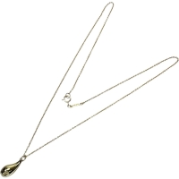 【TIFFANY&Co./ティファニー】 ティアドロップ ペレッティ ネックレス K18ゴールド 18金 5.0g 41.5cm レディース【中古】【真子質店】【GD】【MiSI】