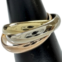 13号【CARTIER/カルティエ】 リング・指輪 トリニティ K18ゴールド 18金/YG/WG/PG 8.2g 53 レディース【中古】【真子質店】【GD】【IDMoK】