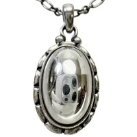 【Georg Jensen/ジョージジェンセン】 ネックレス 2001年ヘリテージ シルバー925 11.2g 45cm ユニセックス【中古】【真子質店】【GD】【MiMi】