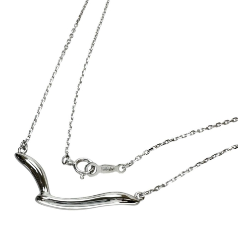 【MIKIMOTO/ミキモト】 小枝風デザイン ネックレス K18WGホワイトゴールド 18金 3.5g 40cm レディース【中古】【真子質店】【GD】【MoKT】