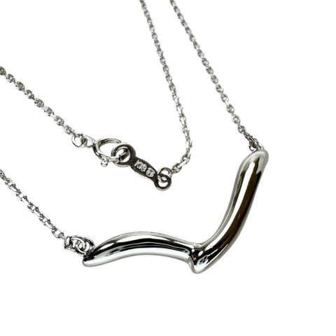 【MIKIMOTO/ミキモト】 小枝風デザイン ネックレス K18WGホワイトゴールド 18金 3.5g 40cm レディース【中古】【真子質店】【GD】【MoKT】